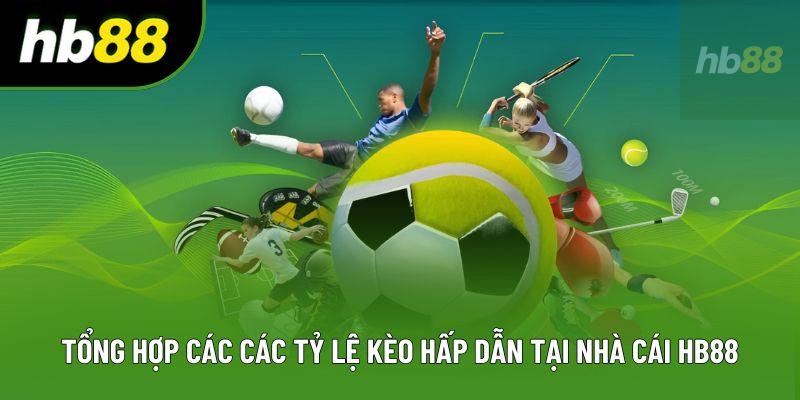Tổng hợp các các tỷ lệ kèo hấp dẫn tại nhà cái HB88